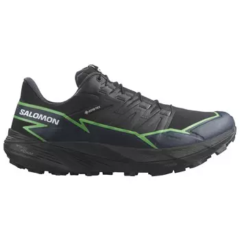 Кроссовки для бега по пересеченной местности Salomon Thundercross GTX, цвет Black/Green Gecko/Black