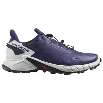 Кроссовки для бега по пересеченной местности Salomon Women's Supercross 4 GORE TEX, цвет Astral Aura/White/Black