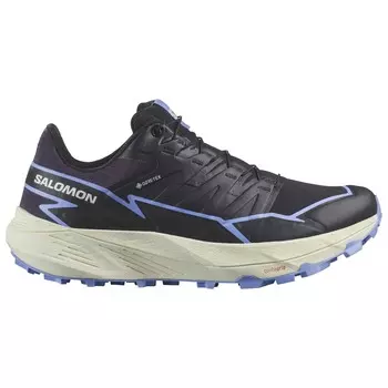 Кроссовки для бега по пересеченной местности Salomon Women's Thundercross GTX, цвет Black/Nightshade/Hydrangea