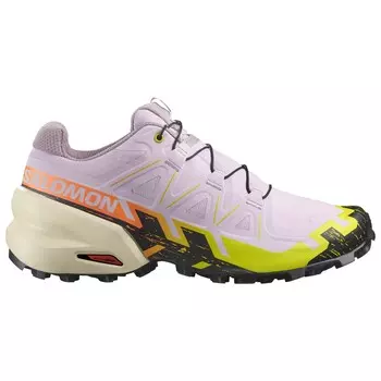 Кроссовки для бега по пересеченной местности Salomon Women's Speedcross 6, цвет Orchid Petal/Black/Sulphur Spring