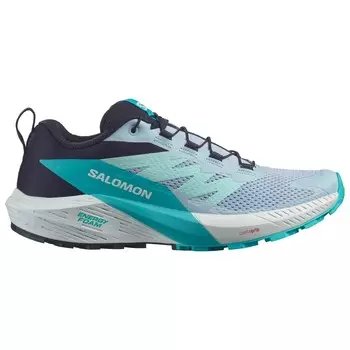 Кроссовки для бега по пересеченной местности Salomon Women's Sense Ride 5, цвет Cashmere Blue/Carbon/Peacock Blue