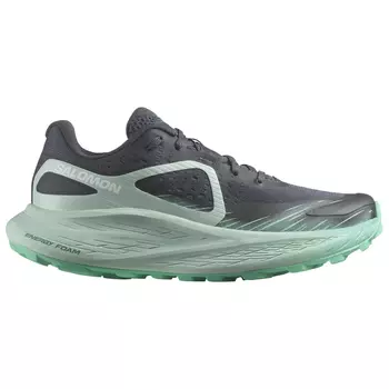 Кроссовки для бега по пересеченной местности Salomon Women's Glide Max Trailrunning, цвет Ebony/Blue Haze/Cockatoo