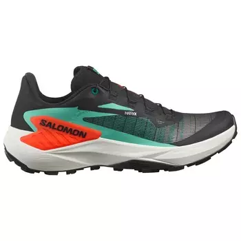Кроссовки для бега по пересеченной местности Salomon Genesis, цвет Black/Electric Green/Cherry Tomato