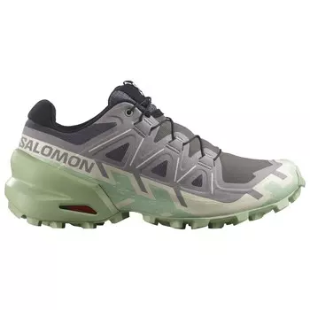 Кроссовки для бега по пересеченной местности Salomon Speedcross 6, цвет Castlerock/Vanilla Ice/Smoke Green