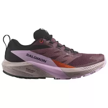 Кроссовки для бега по пересеченной местности Salomon Sense Ride 5 GTX, цвет Catawba Grape/Orchid Bouquet/Cherry Tomato