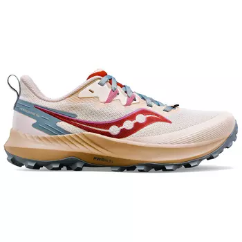 Кроссовки для бега по пересеченной местности Saucony Women's Peregrine 14, цвет Dew/Orchid