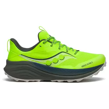 Кроссовки для бега по пересеченной местности Saucony Xodus Ultra 3, цвет Citron/Bough