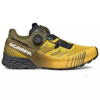 Кроссовки для бега по пересеченной местности Scarpa Ribelle Run Kalibra HT, цвет Oil Yellow/Ivy Green