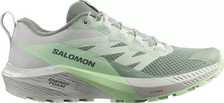 Кроссовки для бега по пересеченной местности Sense Ride 5 — женские Salomon, зеленый