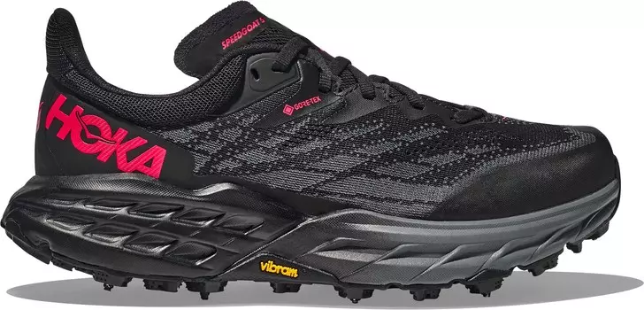 Кроссовки для бега по пересеченной местности Speedgoat 5 GTX Spike — женские HOKA, черный
