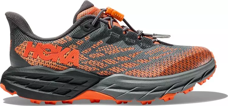 Кроссовки для бега по пересеченной местности Speedgoat 5 — детские HOKA, серый