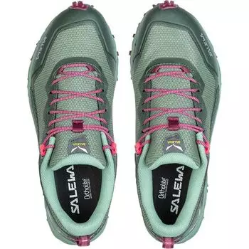 Кроссовки для бега по пересеченной местности Ultra Train 3 женские Salewa, цвет Duck Green/Rhododendon