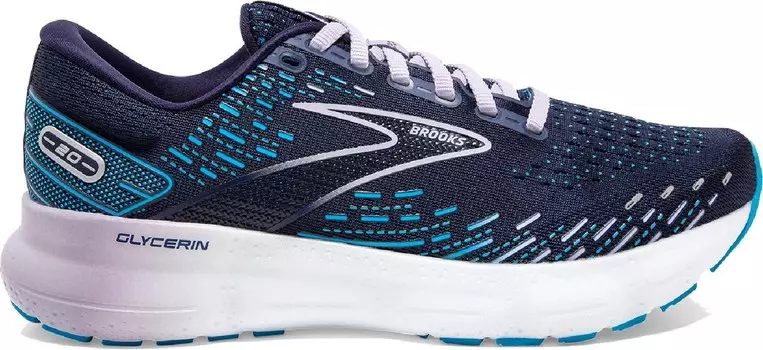Кроссовки для бега по шоссе Glycerin 20 — женские Brooks, синий