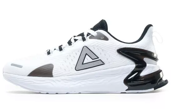 Кроссовки для бега Porcelain Shadow мужские с низким верхом белые/черные Peak