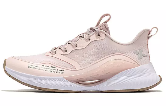 Кроссовки для бега Qing Feng 4.0 женские с низким верхом светло-розовые Xtep