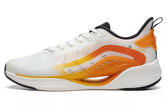 Кроссовки для бега Qing Feng 5.0 мужские с низким верхом, парусные, белые/тропические, желтые/мармеладные Xtep