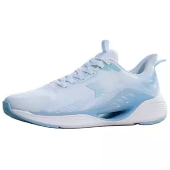 Кроссовки для бега Qing Feng 5.0 мужские с низким верхом, парусные, белые/прозрачно-синие Xtep