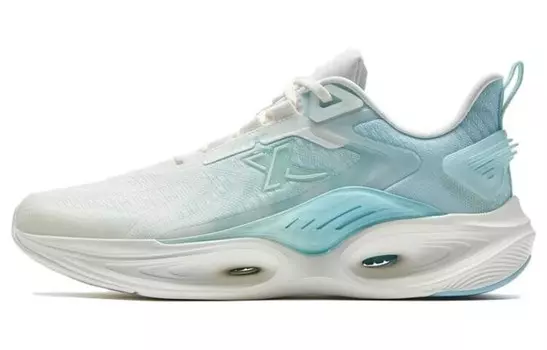 Кроссовки для бега Qing Feng 6.0 мужские с низким верхом Sail белые/перисто-синие Xtep