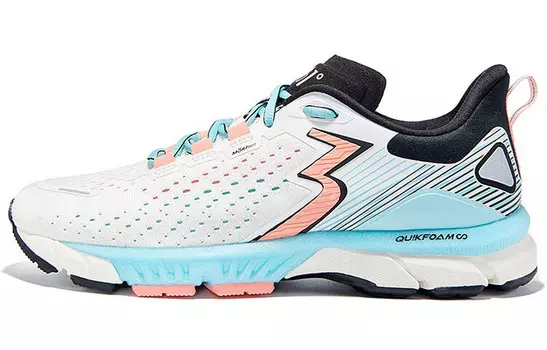 Кроссовки для бега QU!KFOAM мужские с низким верхом, белый/синий 361°