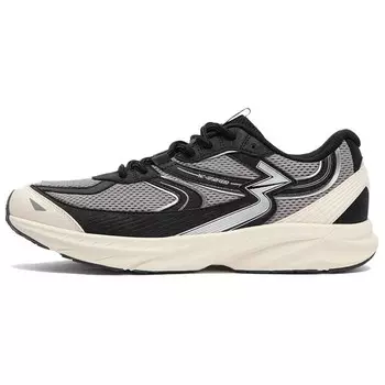 Кроссовки для бега QUIKFLAME мужские с низким верхом, черный, серый 361°