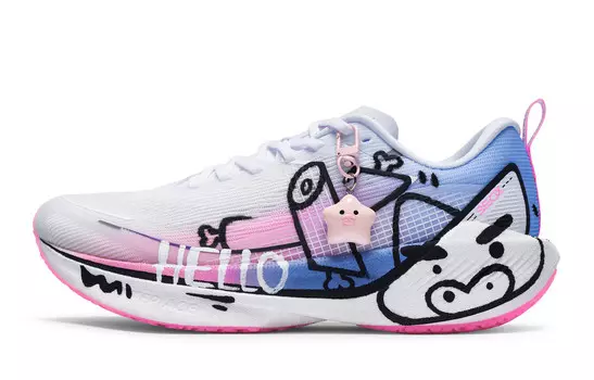 Кроссовки для бега Race 300X 2.0 мужские с низким верхом розовые/синие Xtep