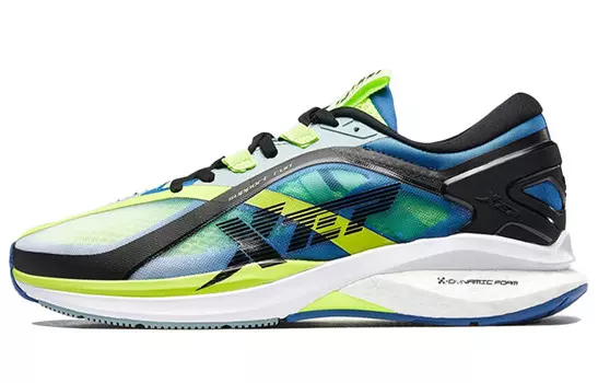 Кроссовки для бега Race Training 300 мужские с низким верхом зеленые/синие/белые/черные Xtep