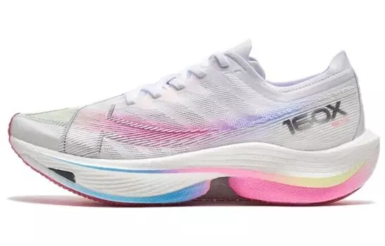 Кроссовки для бега Racing 160X 5.0 женские с низким верхом, новые, белые/персиковые, пудровые Xtep