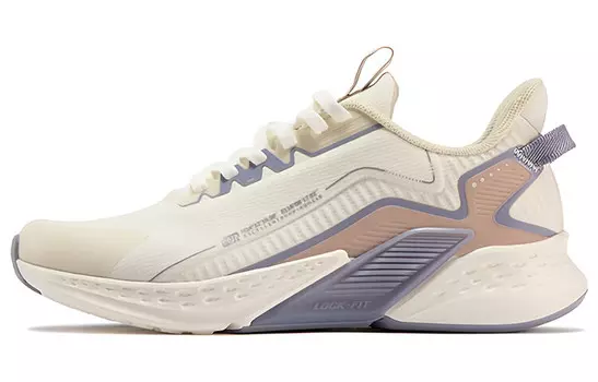 Кроссовки для бега Rain Screen Women's Low-Top Feather White/розовато-фиолетовый серый 361°