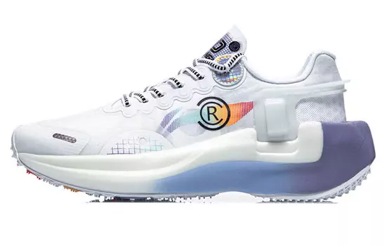 Кроссовки для бега Ranger женские с низким верхом, белые/сиреневые Lining