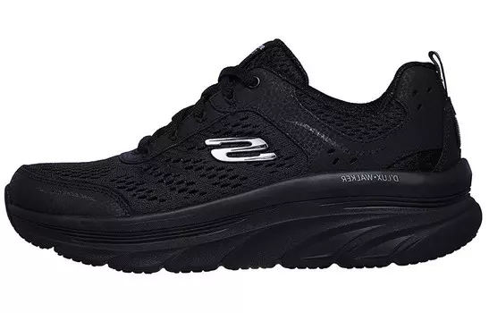 Кроссовки для бега Relaxed Fit женские с низким верхом черного цвета Skechers