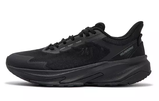 Кроссовки для бега Ride The Mountain женские с низким верхом цвета обсидиан черный/дымчато-серый 361°