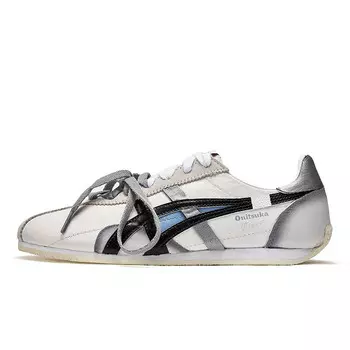 Кроссовки для бега Runspark унисекс с низким верхом, белые/серые Onitsuka Tiger