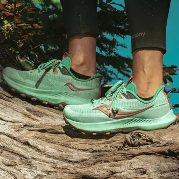 Кроссовки для бега Saucony Peregrine 13 Trail, зеленый