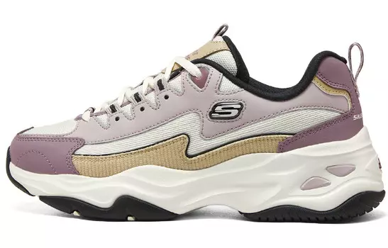 Кроссовки для бега серии D"LITES женские с низким верхом Pulse Magenta/Pulse Mint/Purple Rush Skechers