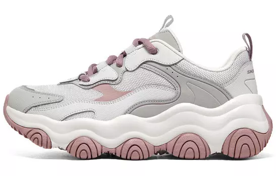 Кроссовки для бега серии D"LITES женские с низким верхом розовые/серые Skechers