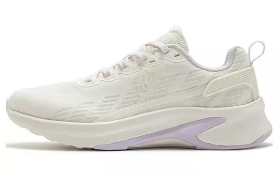 Кроссовки для бега Sharp Teeth женские с низким верхом, белый/фиолетовый 361°