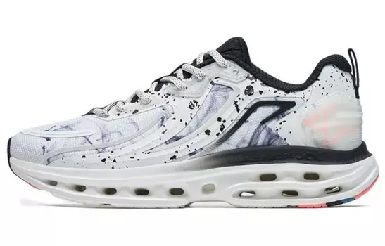 Кроссовки для бега Shock Absorbing Spinning 9.0 мужские с низким верхом белого/черного цвета Xtep