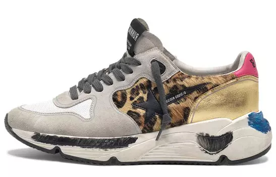 Кроссовки для бега Sole Lifestyle женские с низким верхом серые Golden Goose