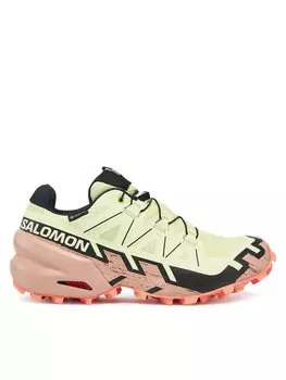 Кроссовки для бега Speedcross 6 Gore-Tex L47765500 Salomon, зеленый