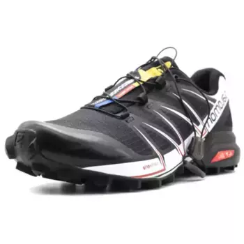 Кроссовки для бега SPEEDCROSS PRO мужские низкие черный/белый Salomon