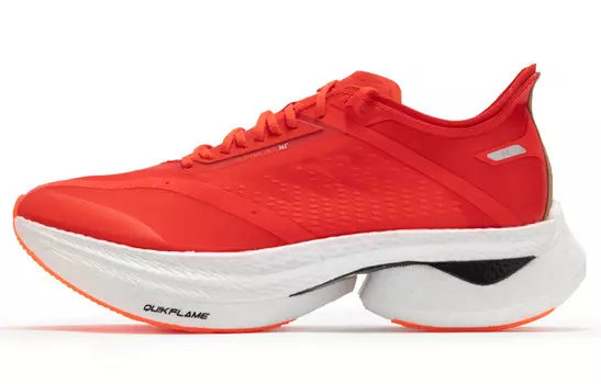 Кроссовки для бега Speeding Running Shoes Men Low-Top Fluorescent Crimson/Plumbe White 361°