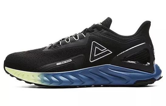 Кроссовки для бега State Pole 1.0 Plus мужские с низким верхом, черные/синие Peak