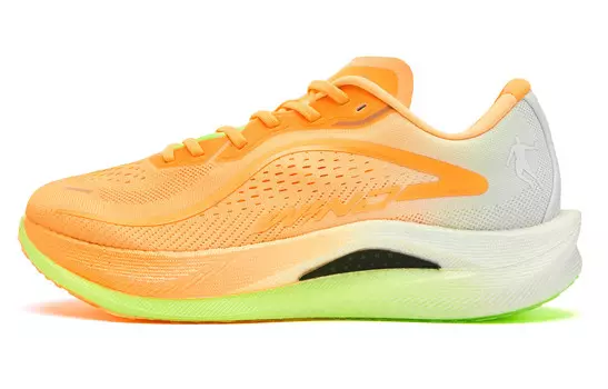 Кроссовки для бега Strong Winds 2.0 женские с низким верхом Shadow Orange Jelly Orange Qiaodan