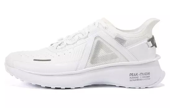 Кроссовки для бега Tai Chi 2.0 Pro унисекс с низким верхом белого цвета Peak