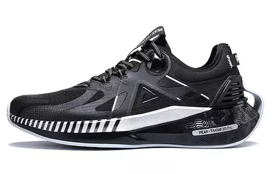 Кроссовки для бега Tai Chi 3.0 Pro для мужчин с низким верхом, черные/серебристые Peak
