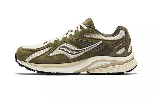 Кроссовки для бега Teenie Weenie X Kinvara 4 унисекс с низким верхом зеленовато-белые Saucony