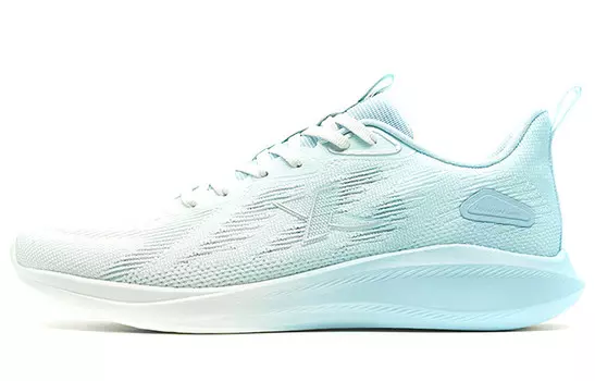 Кроссовки для бега To Light 5.0 мужские с низким верхом белые/королевские синие/зеленые папоротники Xtep