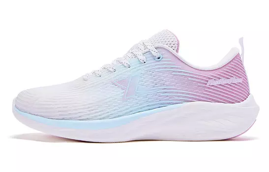 Кроссовки для бега To Light 6.0 женские с низким верхом белые/синие/розовые Xtep