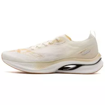 Кроссовки для бега To Light 8.0 MAX женские с низким верхом Sail белые/миндально-желтые Xtep