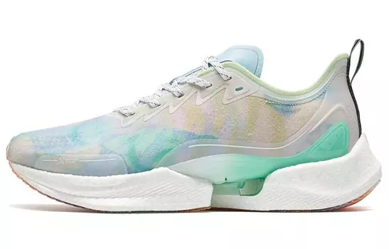 Кроссовки для бега To Light Pro для мужчин с низким верхом, новые, белые/электронные, пудрово-синие Xtep